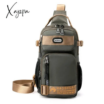 New Outdoor Waterproof Chest Bag Men Multifunctional Messenger Pack Fashion Crossbody Shoulder For